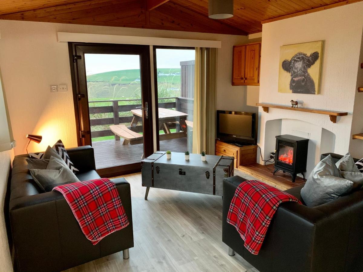 Lodge Cabin With Fabulous Views - Farm Holiday Stranraer Ngoại thất bức ảnh